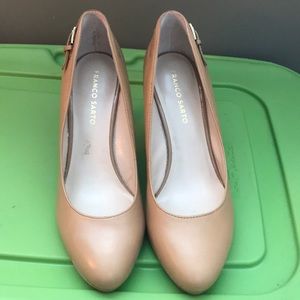 Franco Sarto beige heels